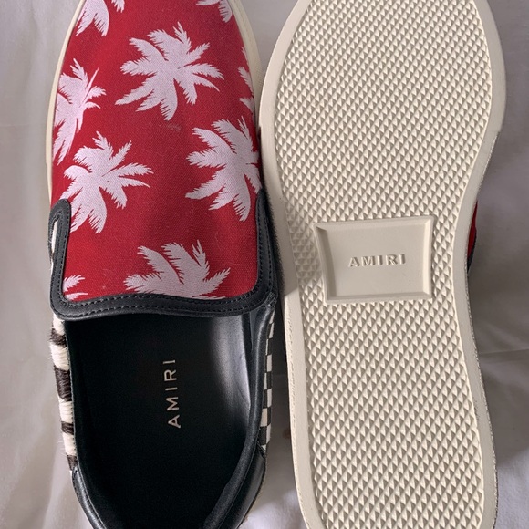 AMIRI Slip On Palm Patchwork Sneakers - Picture 5 of 7